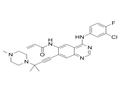 		N-[4-(3-chloro-4-fluoroanilino)-7-[3-methyl-3-(4-methylpiperazin-1-yl)but-1-ynyl]quinazolin-6-yl]prop-2-enamide