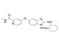 	4-[[2-[[(1R,2R)-2-hydroxycyclohexyl]amino]-1,3-benzothiazol-6-yl]oxy]-N-methylpyridine-2-carboxamide