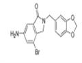 1H-Isoindol-1-one, 6-aMino-2-(1,3-benzodioxol-5-ylMethyl)-4-broMo-2,3-dihydro-