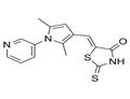 4-?Thiazolidinone, 5-?[[2,?5-?dimethyl-?1-?(3-?pyridinyl)?-?1H-?pyrrol-?3-?yl]?methylene]?-?2-?thioxo-