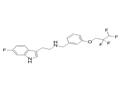 	2-(6-fluoro-1H-indol-3-yl)-N-[[3-(2,2,3,3-tetrafluoropropoxy)phen yl]methyl]ethanamine