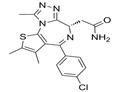 		6H-?Thieno[3,?2-?f]?[1,?2,?4]?triazolo[4,?3-?a]?[1,?4]?diazepine-?6-?acetamide, 4-?(4-?chlorophenyl)?-?2,?3,?9-?trimethyl-?, (6S)?-