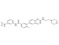 		4-methyl-3-[2-(2-morpholin-4-ylethylamino)quinazolin-6-yl]-N-[3-(trifluoromethyl)phenyl]benzamide