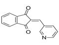	2-(pyridin-3-ylmethylidene)indene-1,3-dione
