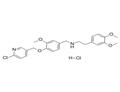 	N-[[4-[(6-chloropyridin-3-yl)methoxy]-3-methoxyphenyl]methyl]-2-(3,4-dimethoxyphenyl)ethanamine,hydrochloride