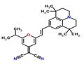 2-[2-(1-Methylethyl)-6-[2-(2,3,6,7-tetrahydro-1,1,7,7-tetramethyl-1H,5H-benzo[ij]quinolizin-9-yl)ethenyl]-4H-pyran-4-ylidene]propanedinitrile