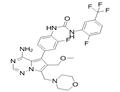 Urea, N-[4-[4-amino-6-(methoxymethyl)-7-(4-morpholinylmethyl)pyrrolo[2,1-f][1,2,4]triazin-5-yl]-2-fluorophenyl]-N'-[2-fluoro-5-(trifluoromethyl)phenyl]