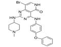 	Pyrido[4,?3-?d]?pyrimidin-?5(6H)?-?one, 8-?bromo-?2-?[(1-?methyl-?4-?piperidinyl)?amino]?-?4-?[(4-?phenoxyphenyl)?amino]?-