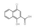	4-chloro-1-hydroxynaphthalene-2-carboxylic acid