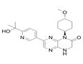 	7-[6-(2-Hydroxy-2-propanyl)-3-pyridinyl]-1-(trans-4-methoxycyclohexyl)-3,4-dihydropyrazino[2,3-b]pyrazin-2(1H)-one
