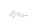 (Z)-3-amino-3-(4-aminophenyl)sulfanyl-2-[2-(trifluoromethyl)phenyl]prop-2-enenitrile