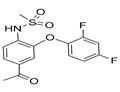 	N-[4-acetyl-2-(2,4-difluorophenoxy)phenyl]methanesulfonamide pictures