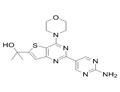 		2-[2-(2-aminopyrimidin-5-yl)-4-morpholin-4-ylthieno[3,2-d]pyrimidin-6-yl]propan-2-ol