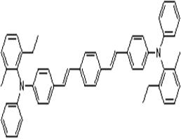 N,N'-(((1E,1'E)-1,4-phenylenebis(ethene-2,1-diyl))bis(4,1-phenylene))bis(2-ethyl-6-methyl-N-phenylaniline)