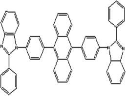 2-phenyl-1-(4-(10-(4-(2-phenyl-3a,7a-dihydro-1H-benzo[d]imidazol-1-yl)phenyl)anthracen-9-yl)phenyl)-1H-benzo[d]imidazole