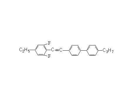 4-((4-Ethyl-2,6-difluorphenyl)-ethinyl)-4′-propylbiphenyl