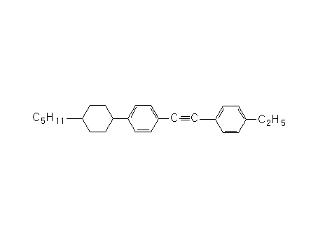 Benzene,1-ethyl-4-[2-[4-(trans-4-pentylcyclohexyl)phenyl]ethynyl]-