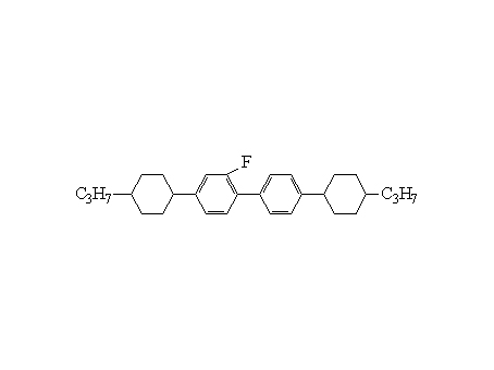 trans(trans)-2-Fluoro-4,4'-bis(4-n-propylcyclohexyl)-1,1'-biphenyl