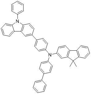 N-[1,1'-Diphenyl]-4-yl-9,9-dimethyl-N-[4-(9-phenyl-9H-carbazol-3-yl)phenyl]-9H-fluoren-2-amine