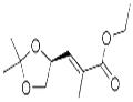 (2E)-3-[(4S)-2,2-DiMethyl-1,3-dioxolan-4-yl]-2-Methyl-2-propenoic acid ethyl ester pictures