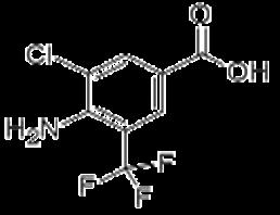 4-amino-3-chloro-5-trifluoromethyl-benzoic acid