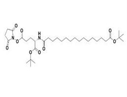 1-(tert-butyl) 5-(2,5-dioxopyrrolidin-1-yl) (16-(tert-butoxy)-16-oxohexadecanoyl)-L-glutamate