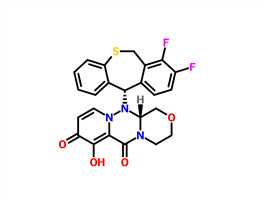 (12aR)-12-[(11S)-7,8-Difluoro-6,11-dihydrodibenzo[b,e]thiepin-11-yl]-6,8-dioxo-3,4,6,8,12,12a-hexahydro-1H-[1,4]oxazino[3,4-c]pyrido[2,1-f][1,2,4]triazin-7-ol