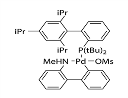 Methanesulfonato(2-di-t-butylphosphino-2',4',6'-tri-i-propyl-1,1'-biphenyl)(2'-methylamino-1,1'-biphenyl-2-yl)palladium(II) / t-ButylXPhos Pd G4