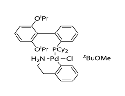 Chloro(2-dicyclohexylphosphino-2',6'-di-i-propoxy-1,1'-biphenyl)[2-(2-aminoethyl)phenyl] palladium(II),methyl-t-butylether adduct / RuPhos Pd G1