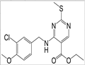 ethyl 4-((3-chloro-4-methoxybenzyl)amino)-2-(methylthio)pyrimidine-5-carboxylate