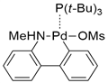 P(t-Bu)3 Pd G4 / Methanesulfonato(tri-t-butylphosphino)(2'-methylamino-1,1'-biphenyl-2-yl)palladium(II)