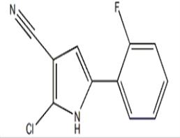 2-chloro-5-(2-fluorophenyl)-1H-pyrrole-3-carbonitrile