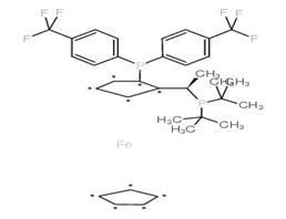 	(R)-(-)-1-[(S)-2-Di-tert-butylphosphino)ferrocenyl]ethyldi-(4-trifluoromethylphenyl)phosphine