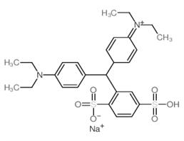 sodium,2-[[4-(diethylamino)phenyl]-(4-diethylazaniumylidenecyclohexa-2,5-dien-1-ylidene)methyl]benzene-1,4-disulfonate