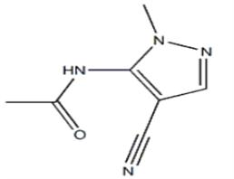 N-(4-cyano-1-methyl-1H-pyrazol-5-yl)acetamide