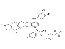N-[4-(3-chloro-4-fluoroanilino)-7-[3-methyl-3-(4-methylpiperazin-1-yl)but-1-ynyl]quinazolin-6-yl]prop-2-enamide,4-methylbenzenesulfonic acid