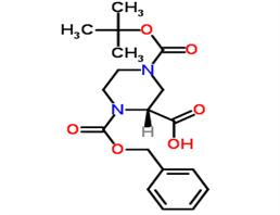 (R)-1-((Benzyloxy)carbonyl)-4-(tert-butoxycarbonyl)piperazine-2-carboxylic acid