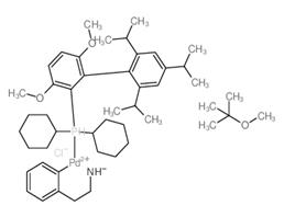 	Chloro[2-(dicyclohexylphosphino)-3,6-dimethoxy-2',4',6'-triisopropyl-1,1'-biphenyl][2-(2-aminoethyl)phenyl]palladium(II)