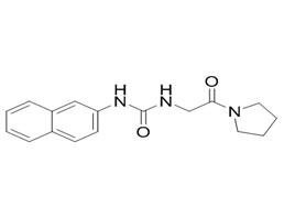 N-2-Naphthalenyl-N'-[2-oxo-2-(1-pyrrolidinyl)ethyl]urea