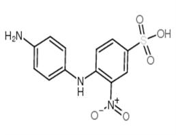 	4-(4-Aminoanilino)-3-nitrobenzenesulphonic acid