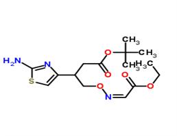 Ethyl (Z)-2-(2-aminothiazol-4-yl)-2-(1-T-butoxycarbonyl-1-methyl)ethoxyimino acetate