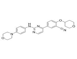 5-(2-((4-Morpholinophenyl)Amino)Pyrimidin-4-Yl)-2-((Tetrahydro-2H-Pyran-4-Yl)Oxy)Benzonitrile