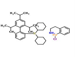 	Chloro(2-dicyclohexylphosphino-2',4',6'-triisopropyl-1,1'-biphenyl)[2-(2-aminoethyl)phenyl]palladium(II)
