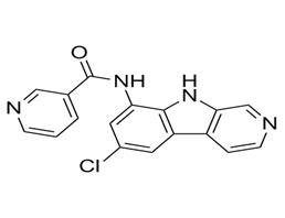N-(6-chloro-9H-pyrido[3,4-b]indol-8-yl)pyridine-3-carboxamide