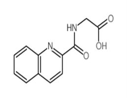 2-(quinoline-2-carbonylamino)acetic acid