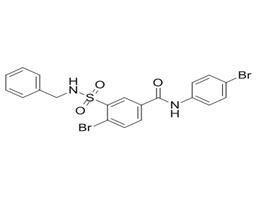 3-(Benzylsulfamoyl)-4-bromo-N-(4-bromophenyl)benzamide