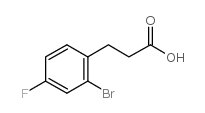 	3-(2-Bromo-4-fluorophenyl)propionic acid