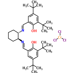 2,2'-{(1S,2S)-1,2-Cyclohexanediylbis[nitrilo(E)methylylidene]}bis [4,6-bis(2-methyl-2-propanyl)phenol] - trichlorochromium (1:1)