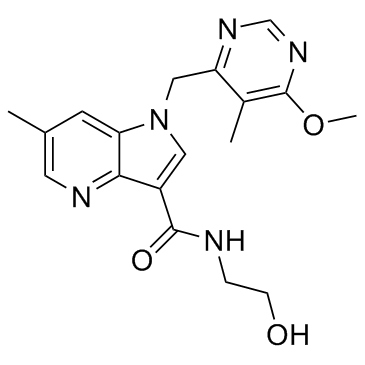 N-(2-Hydroxyethyl)-1-[(6-methoxy-5-methylpyrimidin-4-yl)methyl]-6-methyl-1H-pyrrolo[3,2-b]pyridine-3-carboxamide