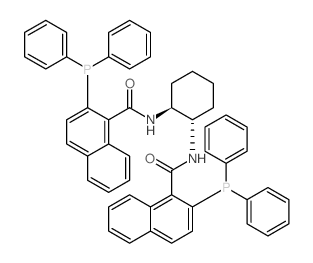 2-diphenylphosphanyl-N-[(1S,2S)-2-[(2-diphenylphosphanylnaphthalene-1-carbonyl)amino]cyclohexyl]naphthalene-1-carboxamide